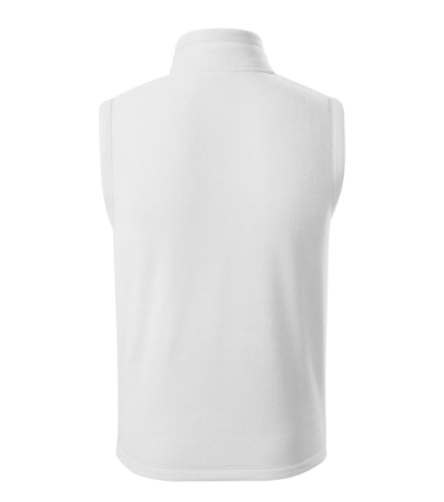 Kamizelka polarowa unisex - biały - b