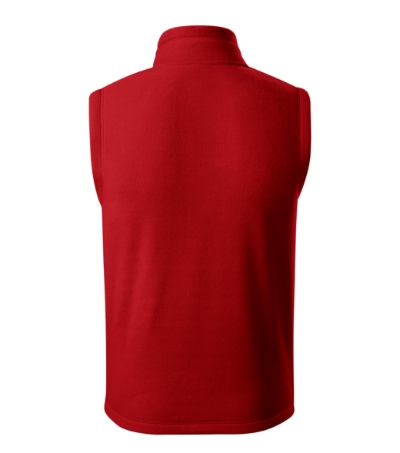 Kamizelka polarowa unisex - czerwony - b