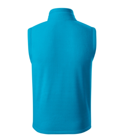 Kamizelka polarowa unisex - turkus - b