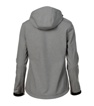 Softshell kurtka damska - ciemnoszary melanż - B