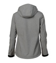 Softshell kurtka damska - ciemnoszary melanż - B