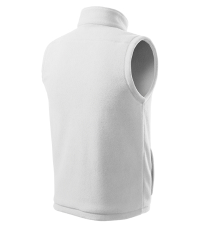 Kamizelka polarowa unisex - biały - d