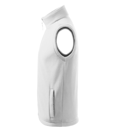 Kamizelka polarowa unisex - biały 00 (brand label) - D