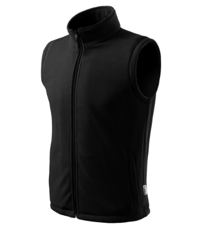 Kamizelka polarowa unisex - czarny 01 (brand label) - E