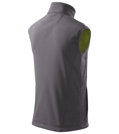 Softshell kamizelka męska - stalowy - d