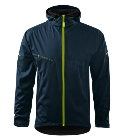 Softshell kurtka męska - granatowy - a