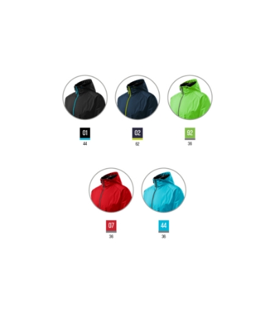 Softshell kurtka męska - granatowy - d