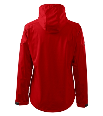 Softshell kurtka damska - czerwony - b