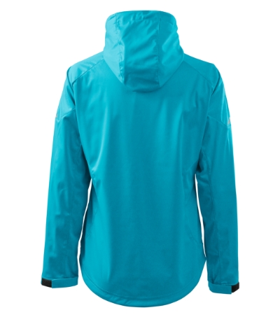 Softshell kurtka damska - turkus - b