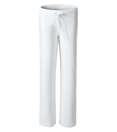 Spodnie dresowe damskie - biały - a