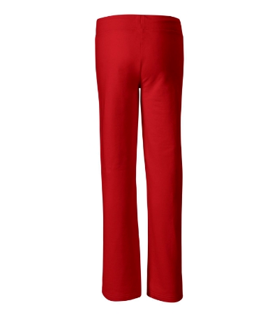 Spodnie dresowe damskie - czerwony - b