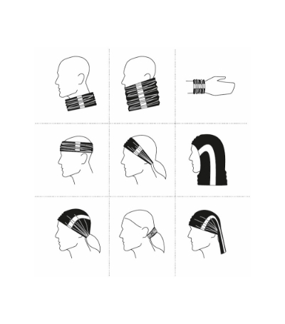 Chusta unisex - fluorescencyjny żółty - b