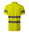 Koszulka polo unisex - fluorescencyjny żółty - b