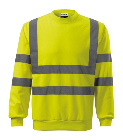 Bluza unisex - fluorescencyjny żółty - a