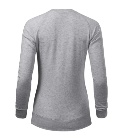 Bluza damska - srebrny melanż - b