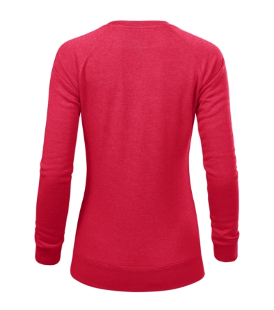 Bluza damska - czerwony melanż - b
