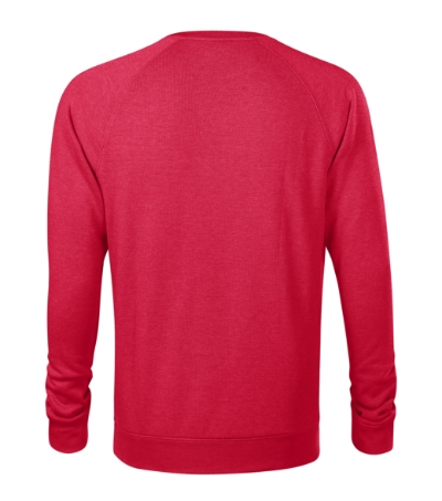 Bluza męska - czerwony melanż - b