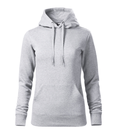 Bluza damska - jasnoszary melanż - a