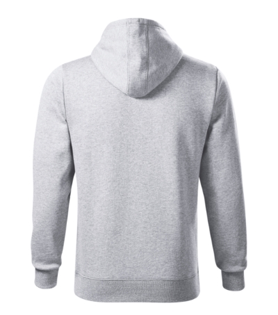Bluza męska - jasnoszary melanż - b