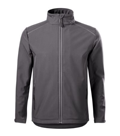 Softshell kurtka męska - stalowy - a