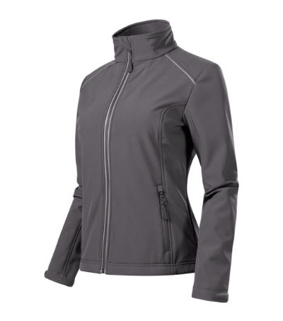 Softshell kurtka damska - stalowy - c