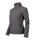 Softshell kurtka damska - stalowy - c