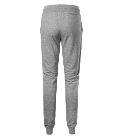 Spodnie dresowe damskie - ciemnoszary melanż - B