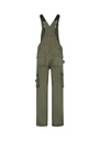 Spodnie robocze ogrodniczki unisex - army - b