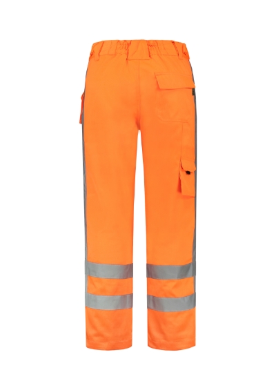 Spodnie robocze unisex - fluorescencyjny pomarańczowy - b