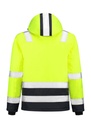 Kurtka robocze unisex - fluorescencyjny żółty - b