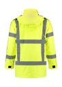 Kurtka robocze unisex - fluorescencyjny żółty - b