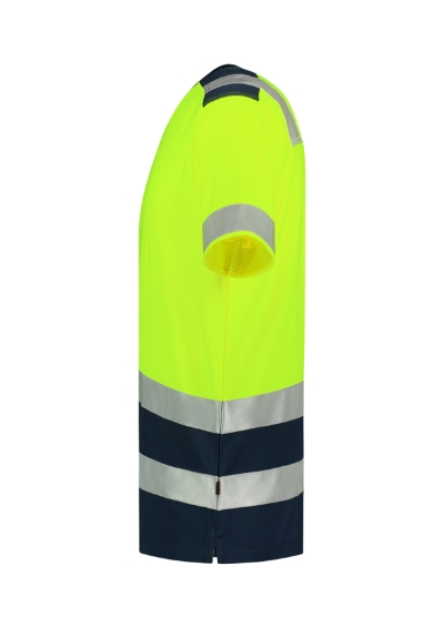 Koszulka unisex - fluorescencyjny żółty - d