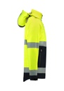Softshell kurtka unisex - fluorescencyjny żółty - e