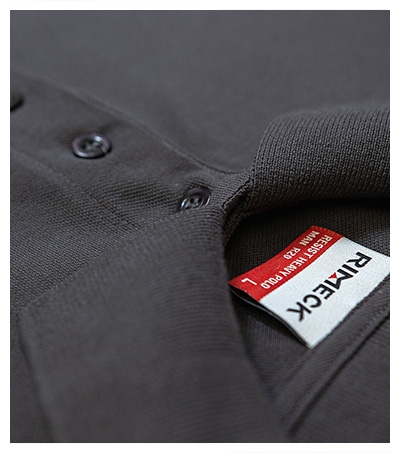 Koszulka polo męska - czerwony 07 (brand label) - e