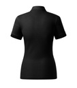 Koszulka polo damska - czarny - b
