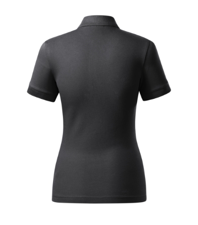 Koszulka polo damska - ebony gray - b