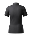 Koszulka polo damska - ebony gray - b