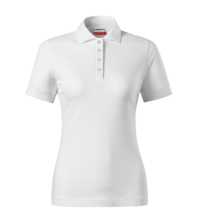 Koszulka polo damska - biały - a