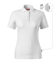 Koszulka polo damska - biały 00 (brand label) - a