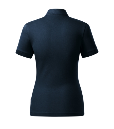 Koszulka polo damska - granatowy 02 (brand label) - b
