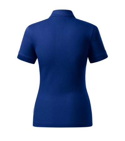 Koszulka polo damska - chabrowy 05 (brand label) - b