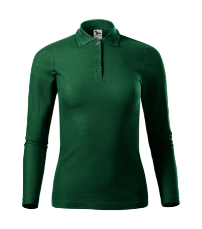 Koszulka polo damska - dark green - A