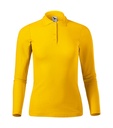 Koszulka polo damska - żółty - A