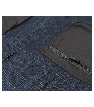 Jeansy robocze męskie - ciemny denim - e