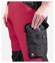 Spodnie robocze męskie - marlboro czerwony - d