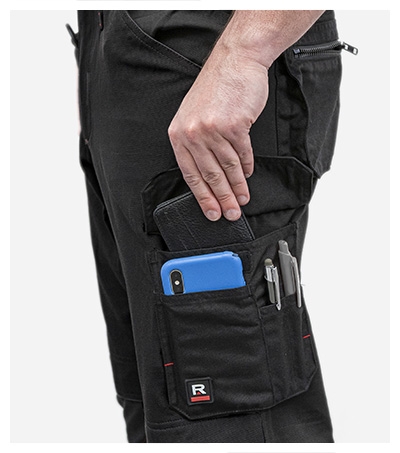 Spodnie robocze męskie - czarny - d