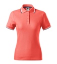 Koszulka polo damska - coral - a