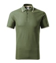 Koszulka polo męska - khaki - a
