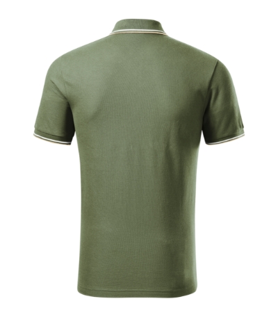 Koszulka polo męska - khaki - b