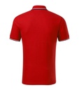 Koszulka polo męska - czerwony - b